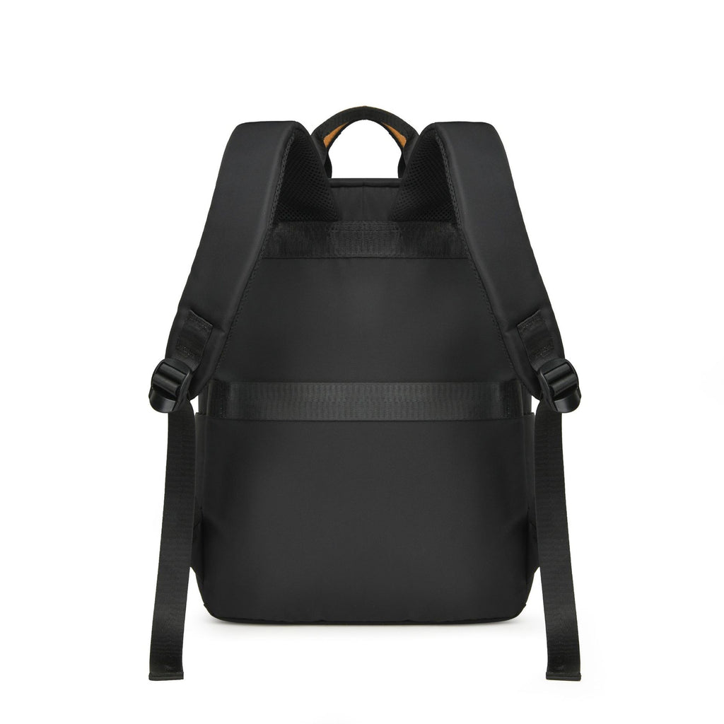 New large-capacity simple travel backpack, lightweight and trendy college student schoolbag, fashionable business commuter backpack.