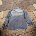 korean version of asymmetrical washed denim outwearlooseniche stylesense of designshort lapeltops for women