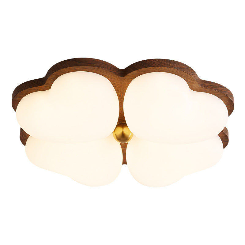 Medieval style Cream style bedroom light Ceiling light French retro wabi wind eye protection Children's room Master bedroom room lighting