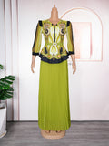Amazon foreign trade  new fashionable and elegant top and skirt set, loose fit, plus size, slimming two-piece dress