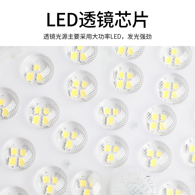 Cross-border led black waterproof UFO lens flying saucer high bay light, high-power plant light, swimming pool lighting