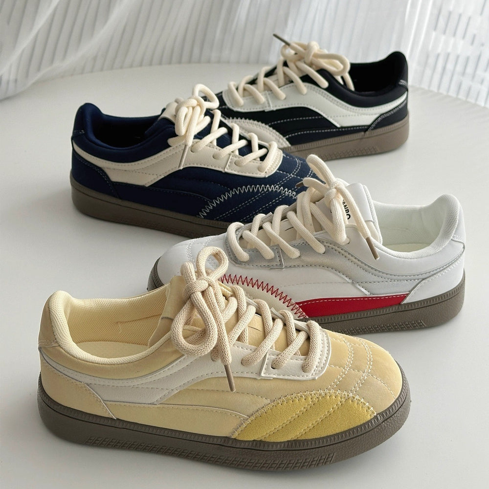 2026 summer new arrivals: unique designer sneakers for women - perfect with skirts, white canvas shoes, versatile student style, athletic & casual footwear