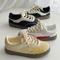 2026 summer new arrivals: unique designer sneakers for women - perfect with skirts, white canvas shoes, versatile student style, athletic & casual footwear