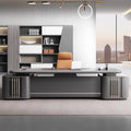 Boss desk office desk casual modern president manager desk supervisor table and chair combination light luxury executive desk office furniture