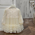 Girls' dress - new autumn  korean style, chic and elegant baby girl fairy princess dress, birthday party gown, trendy tulle skirt