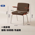 Designer vintage single balcony leisure chair nordic dining chair for home casual living room backrest armrest sofa chair