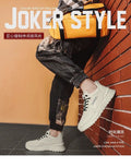 Men's shoes 2025 spring new korean style trendy breathable sneakers casual fashion shoes men's versatile height increasing dad shoes