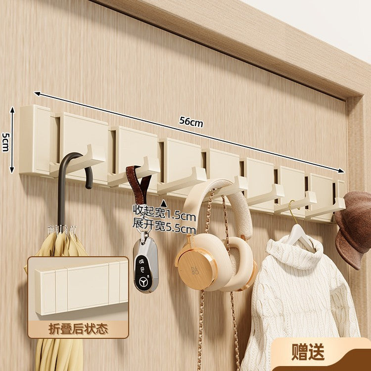 Invisible hook entryway no-drill over-the-door clothes hanger wall-mounted entryway coat hook - premium quality