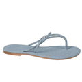 New summer denim slippers low heel flats flip flops women's home slippers wholesale sandals beach slippers