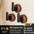 No-drill solid wood coat hook - entryway, doorway, behind-the-door hook - damage-free adhesive, heavy-duty weight capacity, coat & hat hook, key hook