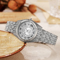 New arrival hot selling cross-border watches - alloy quartz watches with diamond accents, full diamond women's watches - dropshipping available