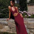 spring new arrivals: european and american style sexy cutout pleated halter top and fashionable elegant midi skirt set for women