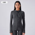 Women's yoga jacket - new hooded drawstring jacket, slim fit, versatile, slimming, running, sports & fitness apparel daw204