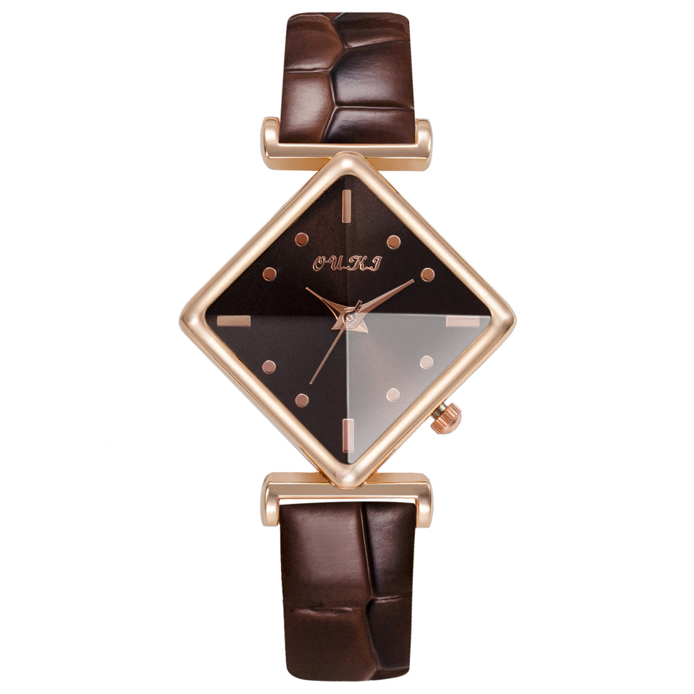 Elegant watch summer glass niche student casual sugar cube new diamond year quartz watch women's 2022 women's watch