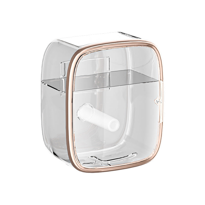 Bathroom toilet paper box toilet tissue box paper box waterproof wall-mounted punch-free storage rack roll paper box