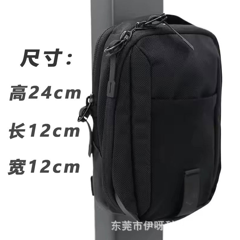 Hot-selling gym fitness bag - portable multifunctional magnetic sports sling bag with waterproof, wear-resistant design and water bottle holder