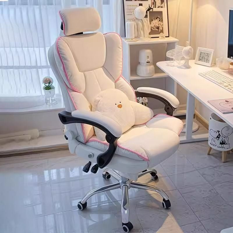 Computer chair - ergonomic home office chair for gaming, esports, dorm, and office use - backrest chair for women's bedroom