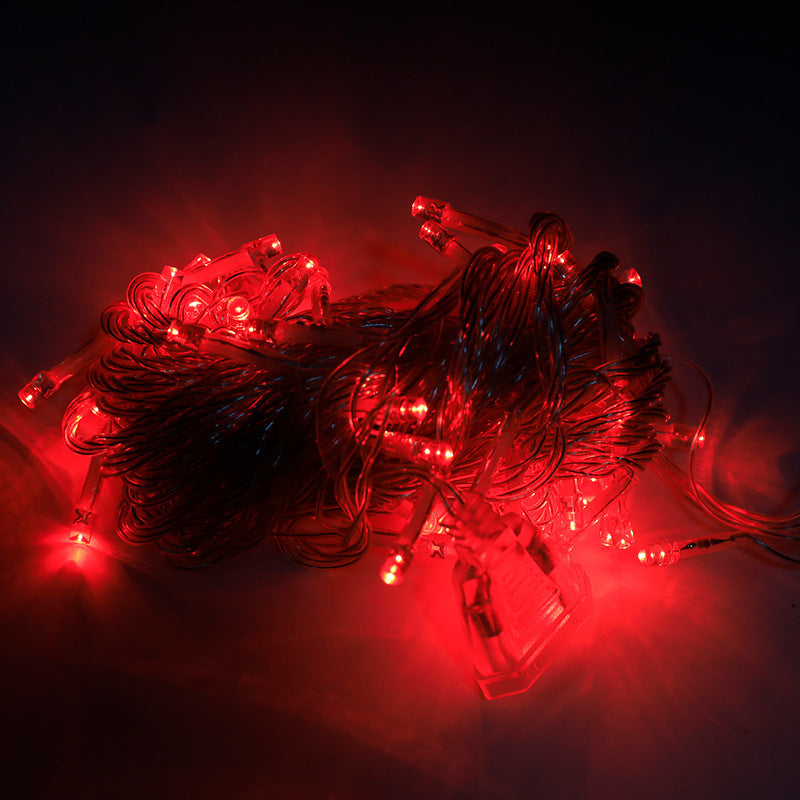 LED lights flashing Gypsy Christmas camping courtyard layout ambient light string outdoor lighting engineering decorative lights