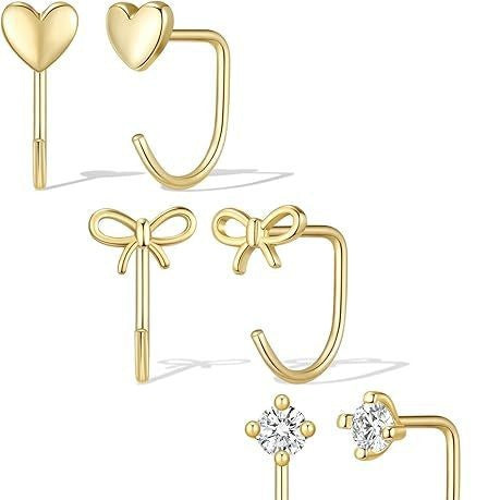 Amazon cross-border new zircon simple suit earrings versatile commuter hong kong style elegant earrings fashionable stylish women