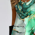 wholesale women's short-sleeved dresses, fashionable women's dresses for spring, summer, and autumn, new cross-border printed designs