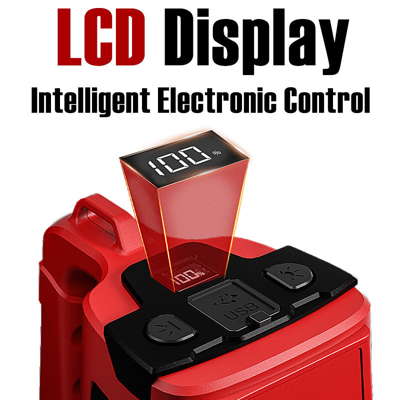 Cross-border super bright work light, multi-functional charging emergency light, outdoor lighting, portable light, long-distance strong light searchlight