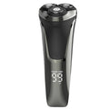 Floating 4d triple-blade razor, fully washable, rechargeable men's shaver, wholesale, compact & portable, cross-border