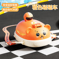 High-value kids' straw plastic water bottle - bumper car toy cup - portable outdoor kids' water bottle - pc material