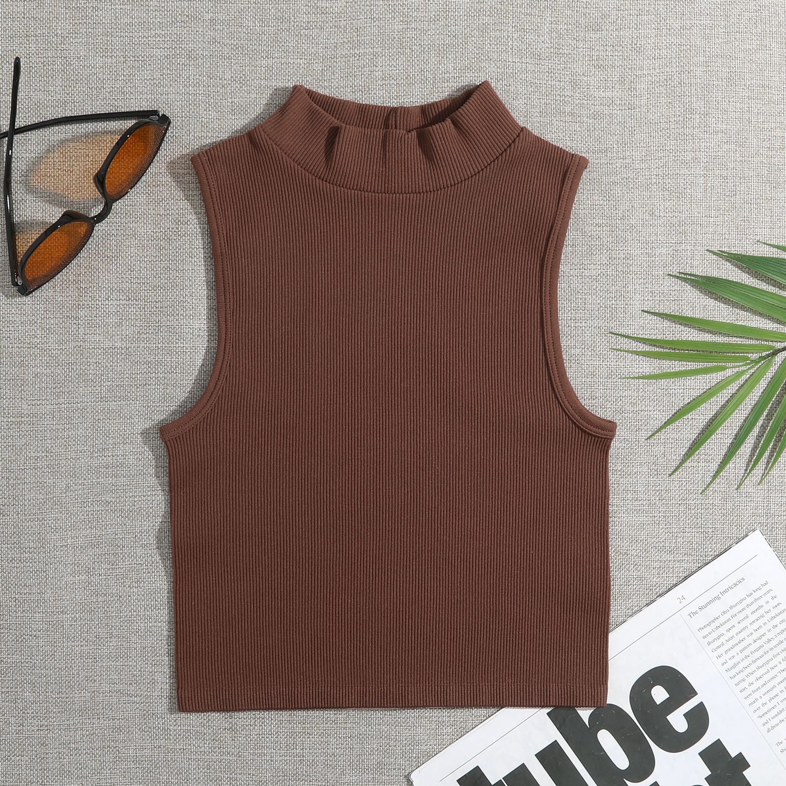 primer autumn and winter threaded turtleneck vest nylon  sports bra quick-drying yoga clothing underwear
