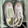 Pink german army trainers (gats) women's shoes 2026 new spring thick sole height increasing shoes retro puffy shoes casual sneakers athletic shoes