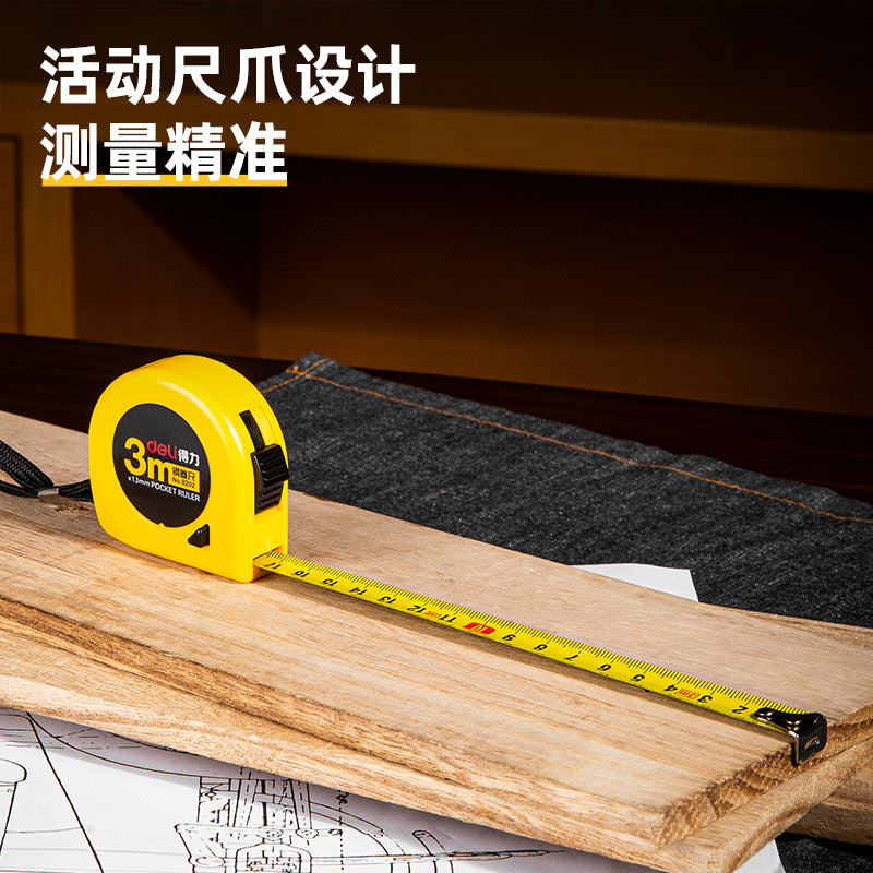 Deli 8202 Steel Tape Measure 3m Tool Measurement Drawing Measure Tape Measure Woodworking Measurement Meter Scale