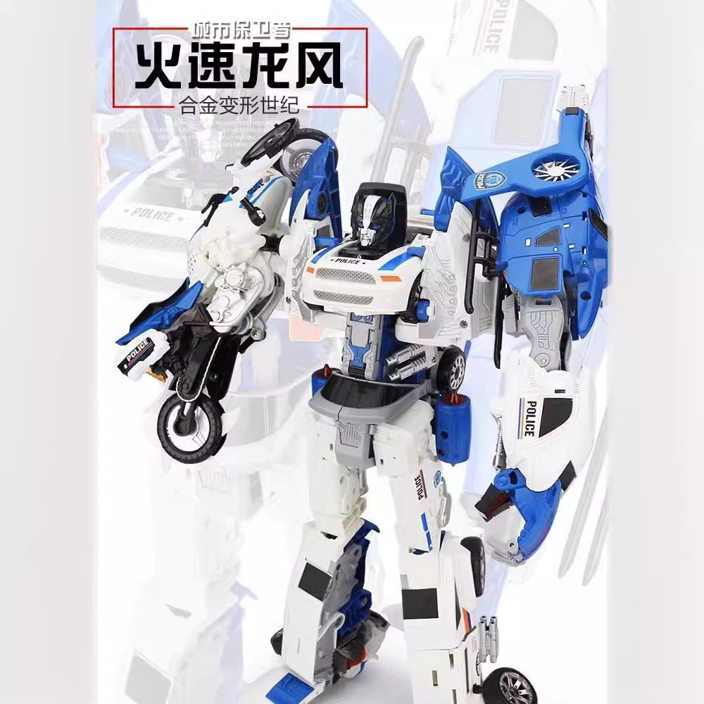 Transforming robot toy for boys, children's educational assembly car model, king kong mech suit, ages 1-3-6
