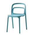 Plastic dining chair for home backrest chair smith casual chair cafe hotel negotiation chair high back dining table
