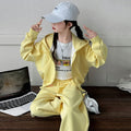Girls' stylish spring/autumn outfit - casual sport two-piece set -  new korean style for kids - trendy autumn clothes for older girls