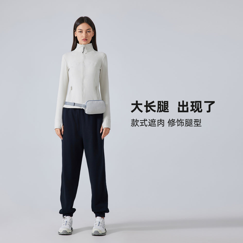 Fall and winter style elastic waist jogger pants women's high waistslimming lookcasual sweatpants fitness yoga pants daw136