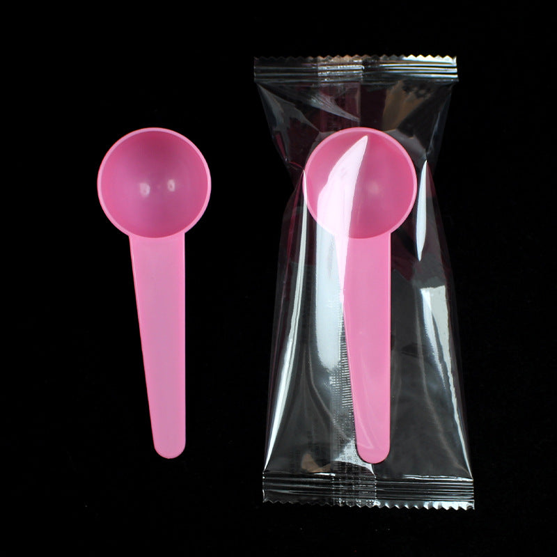 Individually wrapped 20ml plastic measuring spoons for liquid mask, laundry powder, fertilizer, and mask powder (10g)