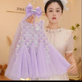 Girls' summer mermaid dress  new style little girl baby sequin skirt kids chic princess dress
