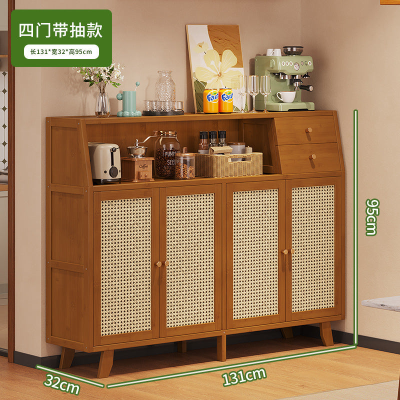 Medieval style solid wood sideboard living room storage cabinet new arrival tea cabinet wall-mounted small side cabinet storage cabinet
