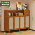 Medieval style solid wood sideboard living room storage cabinet new arrival tea cabinet wall-mounted small side cabinet storage cabinet