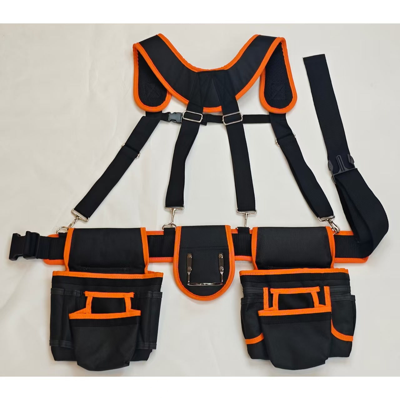 Source manufacturer spot portable large-capacity storage bag strong and wear-resistant Oxford cloth shoulder strap belt bag hardware kit