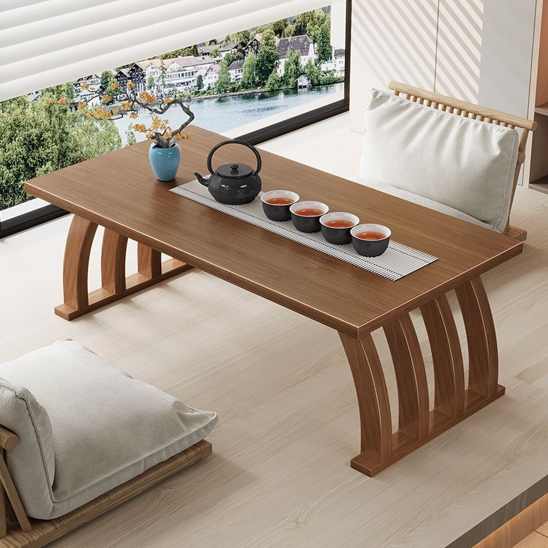 Bay window small coffee table chinoiserie zen tatami low table windowsill balcony non-solid wood for home floor kang table small table