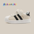 Kidswhite shoesautumnew arrivalgirlshell toecasual sneakers soft bottom boys sneakers kids sneakers