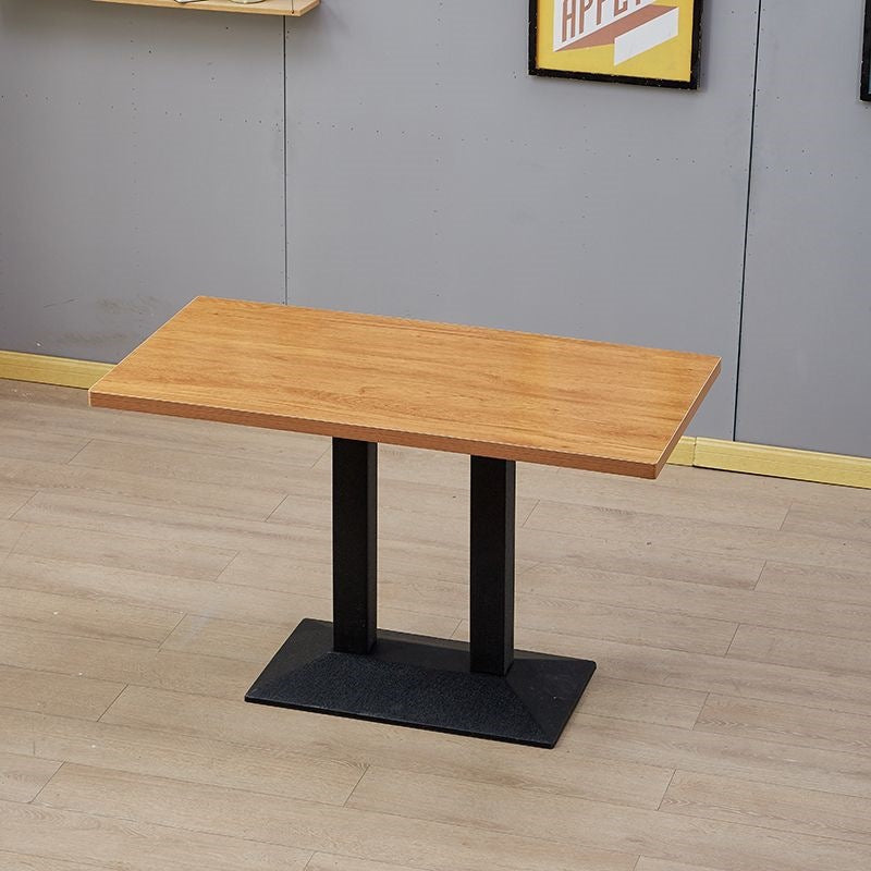Commercial fast food table and chair set combination - restaurant, diner, snack bar, bbq, catering table, bubble tea shop rectangular table