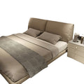 Ear bed accessible luxury modern first layer cowhide casualdouble 1.8 master bedroom normcore soft package wedding bed 2m