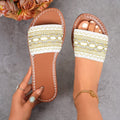 summer new arrival: plus size women's slippers - bohemian one-strap platform sandals