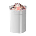 New volcano humidifier - desktop ambient light, large capacity, usb powered, silent mist maker for bedroom hydration