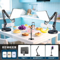 【dual lights】 12inch food photography light + desktop gooseneck stand