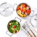 thickened suit pot 5-piece set aluminum pot 16-24cm african pot stove neutral large capacity flat bottom soup pot