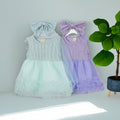 Girls' summer dresses  new styles: chic kids' clothing, summer mesh princess dress, baby girl summer skirt