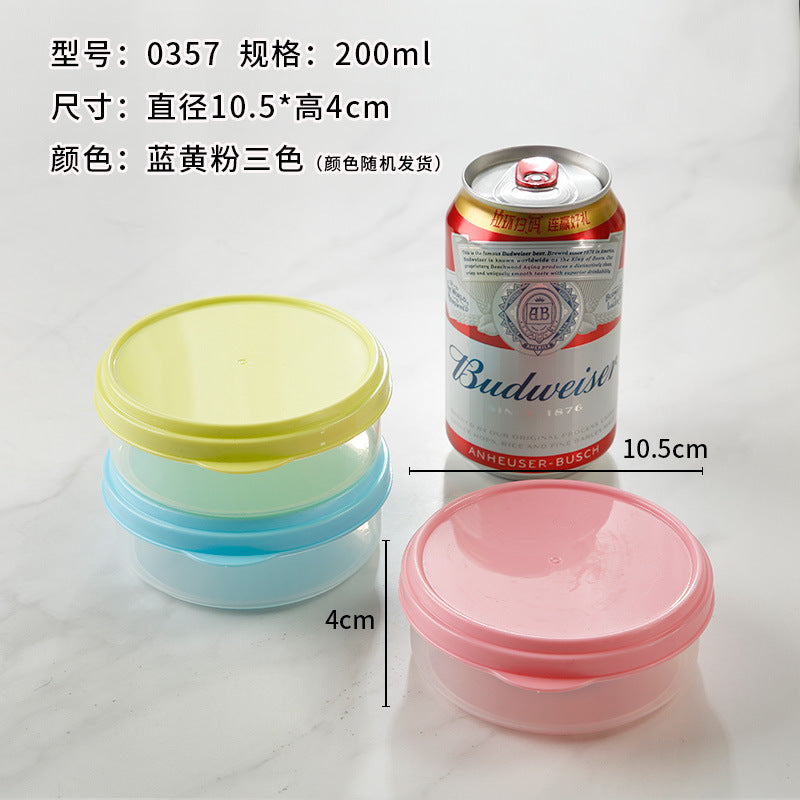 Mini transparent plastic box Small fresh-keeping box Food sealed storage box School kindergarten food sample box