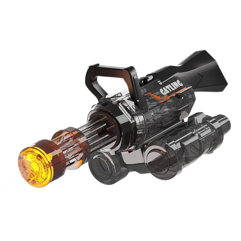 [customized] gatling electric water gun continuous water spray high pressure strong water spray rafting water splashing festival kids toys